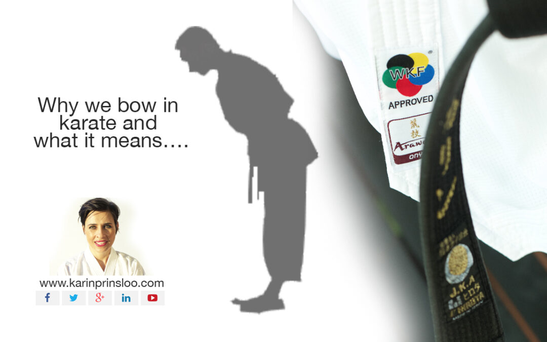 Why we bow in karate and what it means….